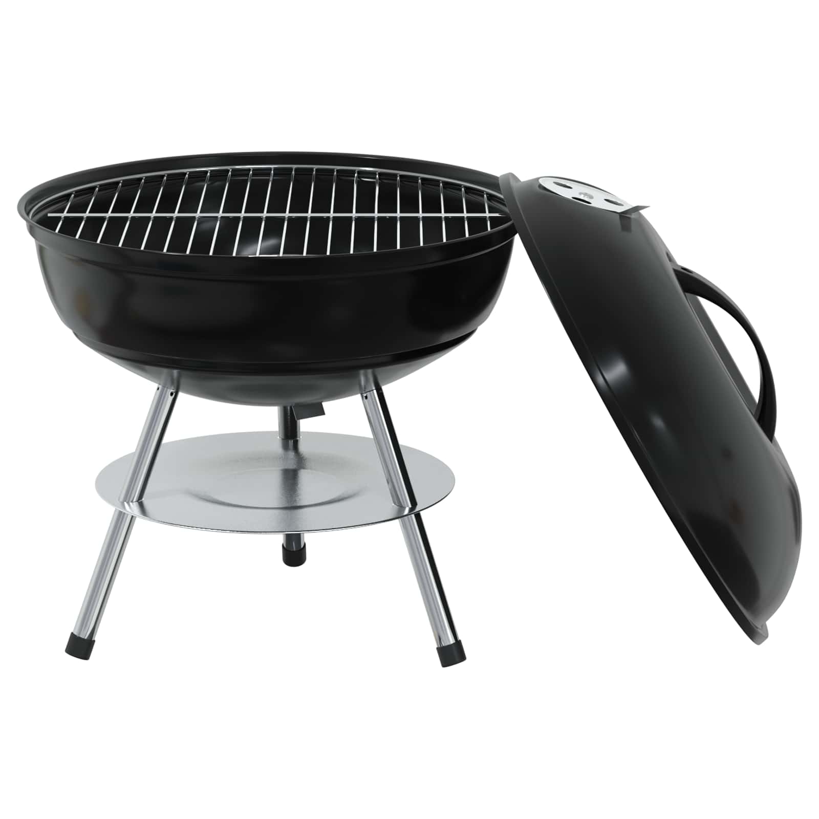 Houtskool Grill Zwart 36,5 x 36,5 x 40 cm is nu te koop bij PeponiXL, paradijselijk wonen!
