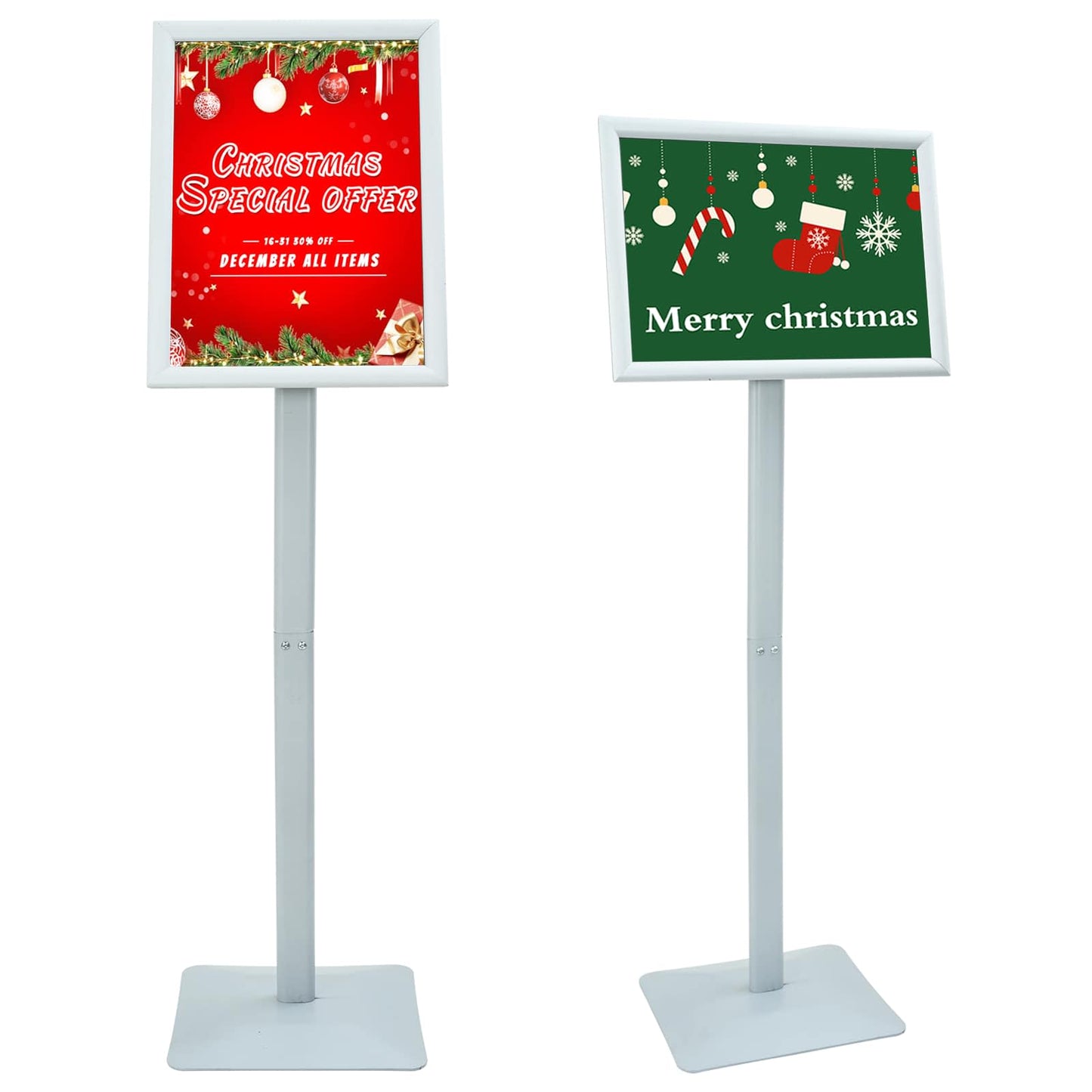 Posterstandaard met voet Zilver 32,5 x 27 x 126 cm Gietijzer is nu te koop bij PeponiXL, paradijselijk wonen!