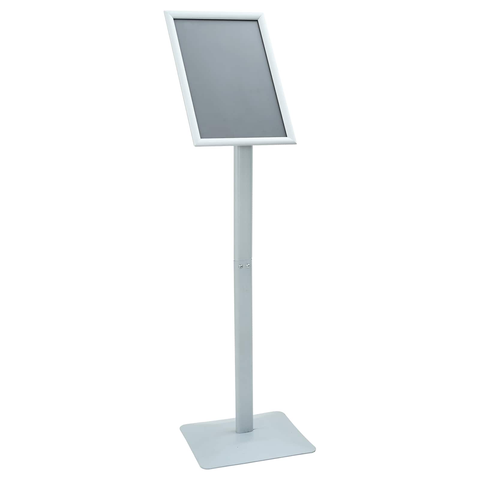Pedestal Posterstand Zilver 32 x 27 x 119 cm Gietijzer is nu te koop bij PeponiXL, paradijselijk wonen!