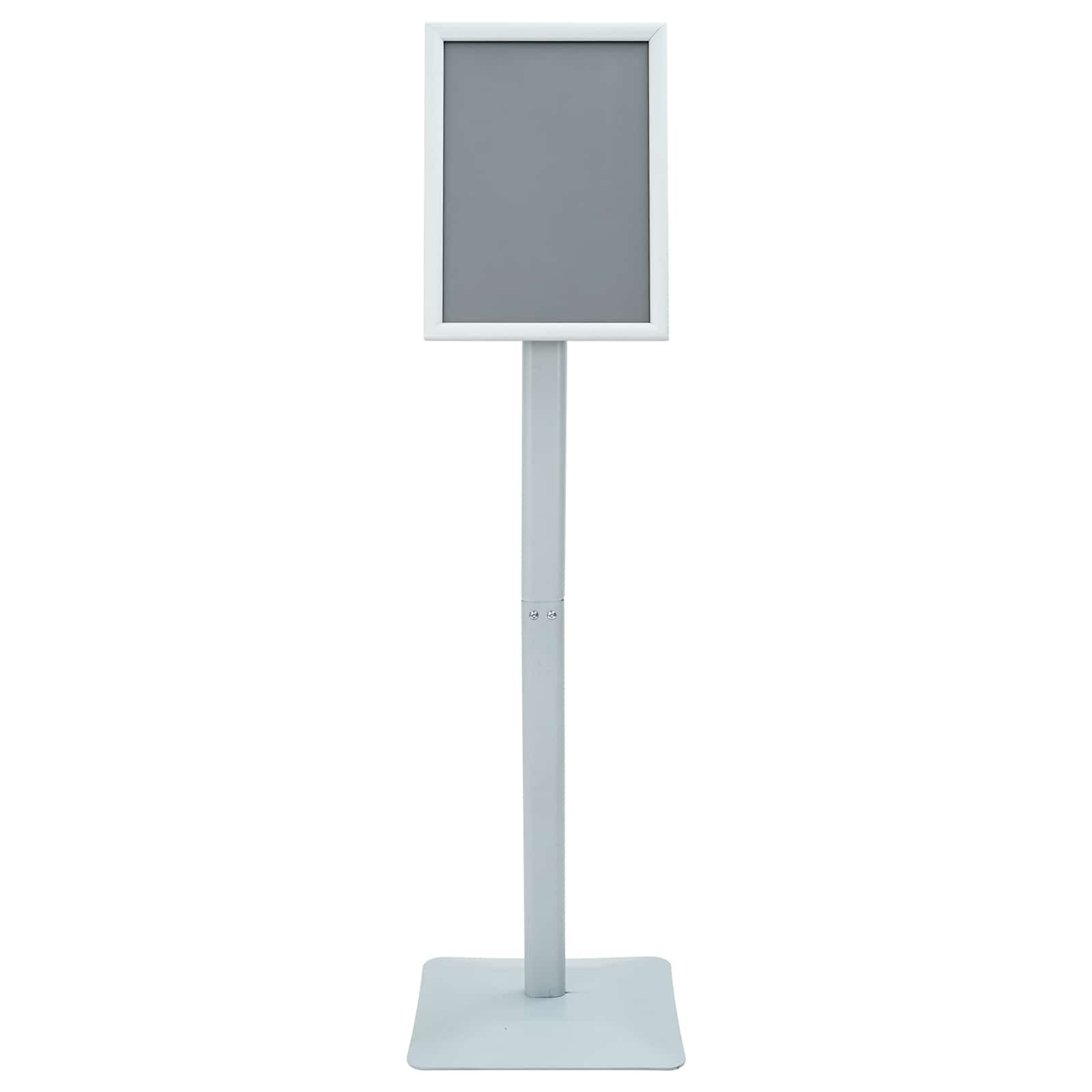 Pedestal Posterstand Zilver 32 x 27 x 119 cm Gietijzer is nu te koop bij PeponiXL, paradijselijk wonen!