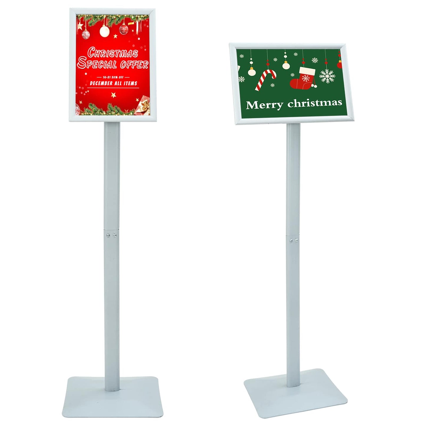 Pedestal Posterstand Zilver 32 x 27 x 119 cm Gietijzer is nu te koop bij PeponiXL, paradijselijk wonen!