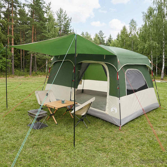 Gezinstent met dak Groen 320 x 210 x 180 cm Polyester is nu te koop bij PeponiXL, paradijselijk wonen!