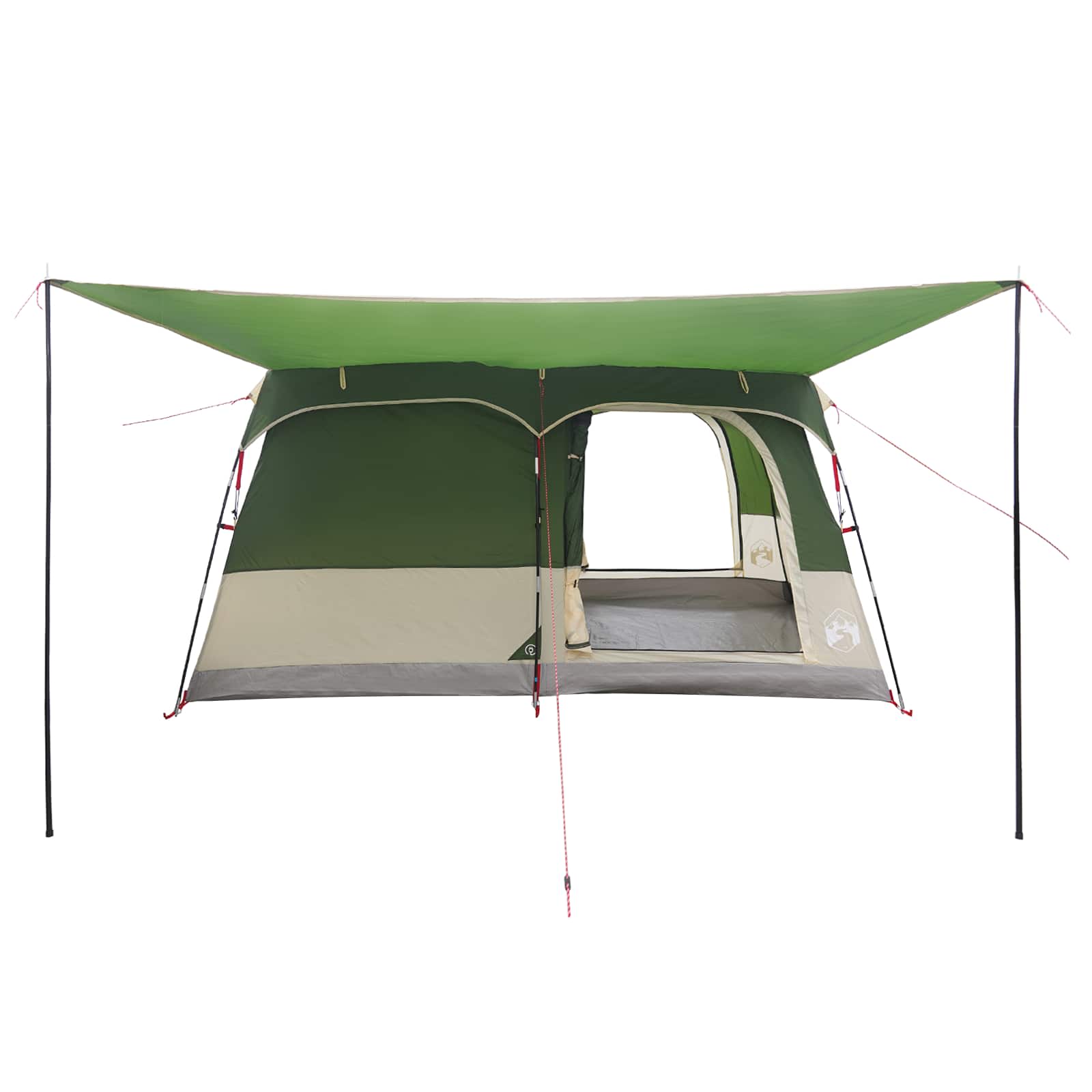 Gezinstent met dak Groen 320 x 210 x 180 cm Polyester is nu te koop bij PeponiXL, paradijselijk wonen!