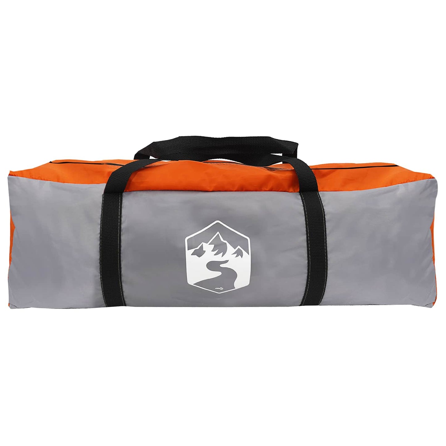 Huisje Tent Grijs en Oranje 210 x 210 x 138 cm Polyester is nu te koop bij PeponiXL, paradijselijk wonen!