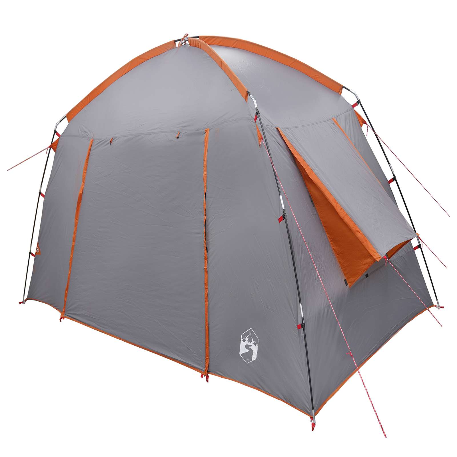 Huisje Tent Grijs en Oranje 210 x 210 x 138 cm Polyester is nu te koop bij PeponiXL, paradijselijk wonen!