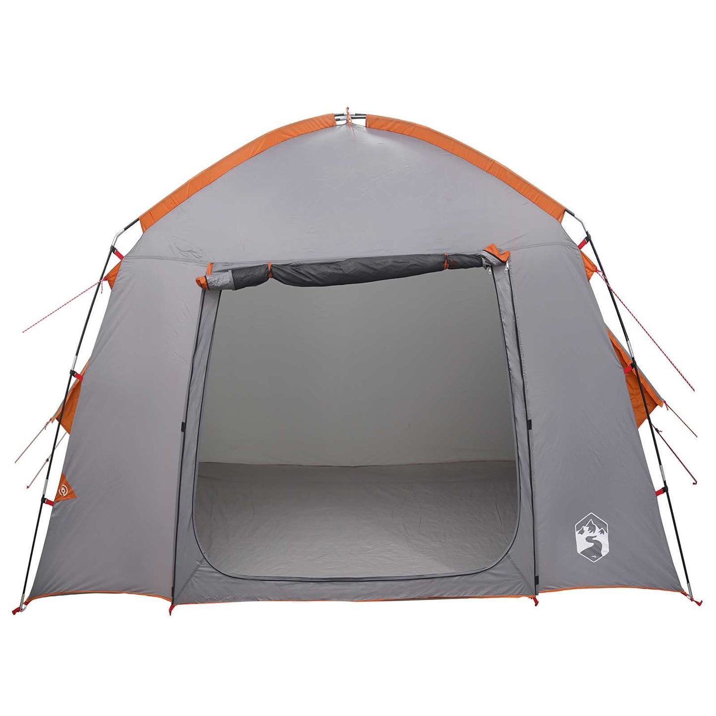 Huisje Tent Grijs en Oranje 210 x 210 x 138 cm Polyester is nu te koop bij PeponiXL, paradijselijk wonen!