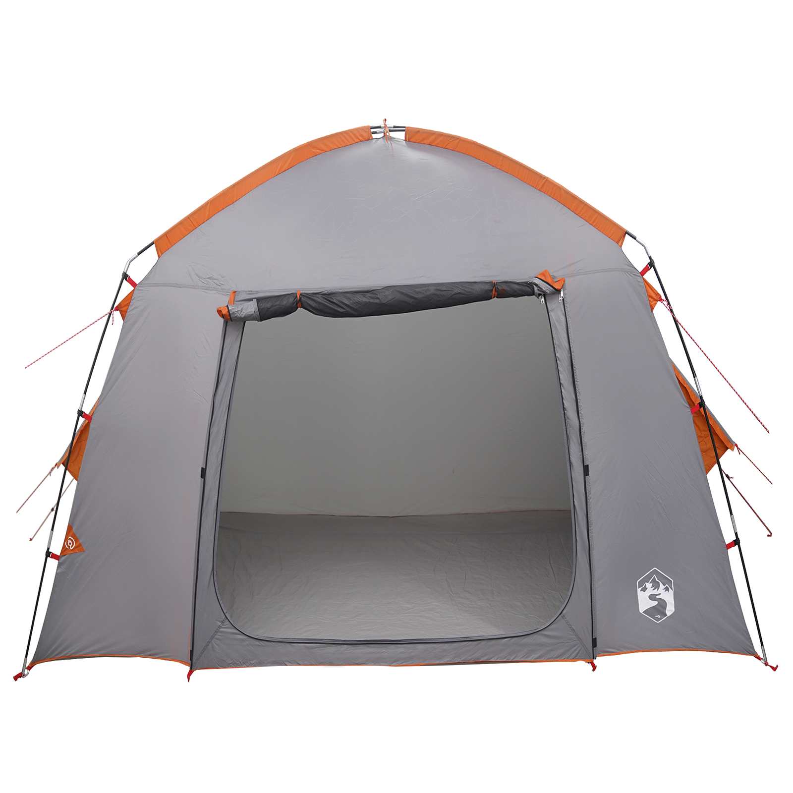 Huisje Tent Grijs en Oranje 210 x 210 x 138 cm Polyester is nu te koop bij PeponiXL, paradijselijk wonen!