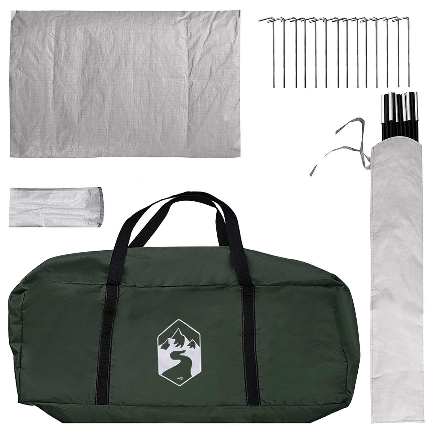 Huisje Tent met dak Legergroen 210 x 210 x 138 cm Polyester is nu te koop bij PeponiXL, paradijselijk wonen!
