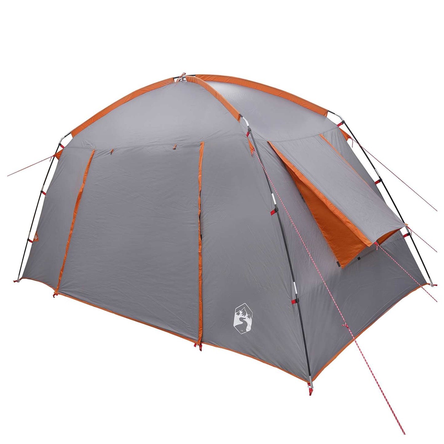 Huisje Tent Grijs en Oranje 300 x 210 x 156 cm Polyester is nu te koop bij PeponiXL, paradijselijk wonen!