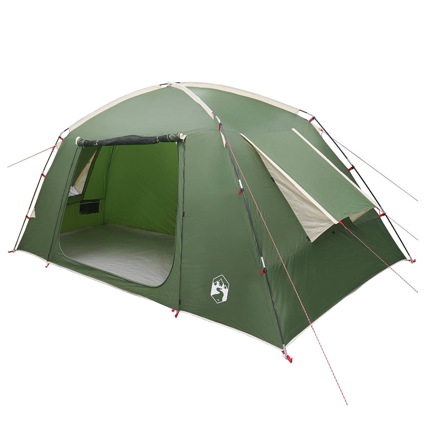 Huisje Tent met dak Groen 400 x 210 x 180 cm Polyester is nu te koop bij PeponiXL, paradijselijk wonen!
