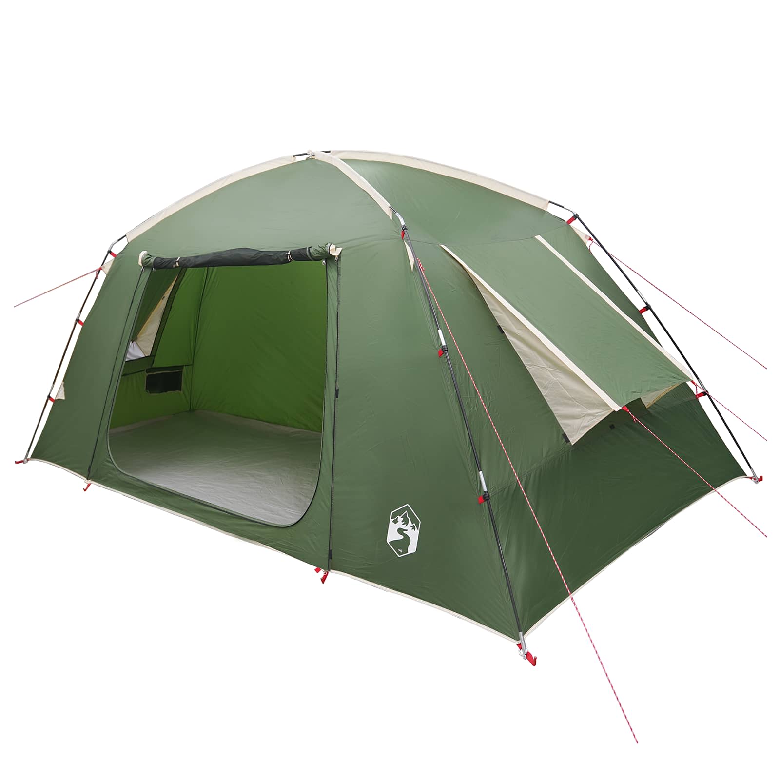 Huisje Tent met dak Groen 400 x 210 x 180 cm Polyester is nu te koop bij PeponiXL, paradijselijk wonen!
