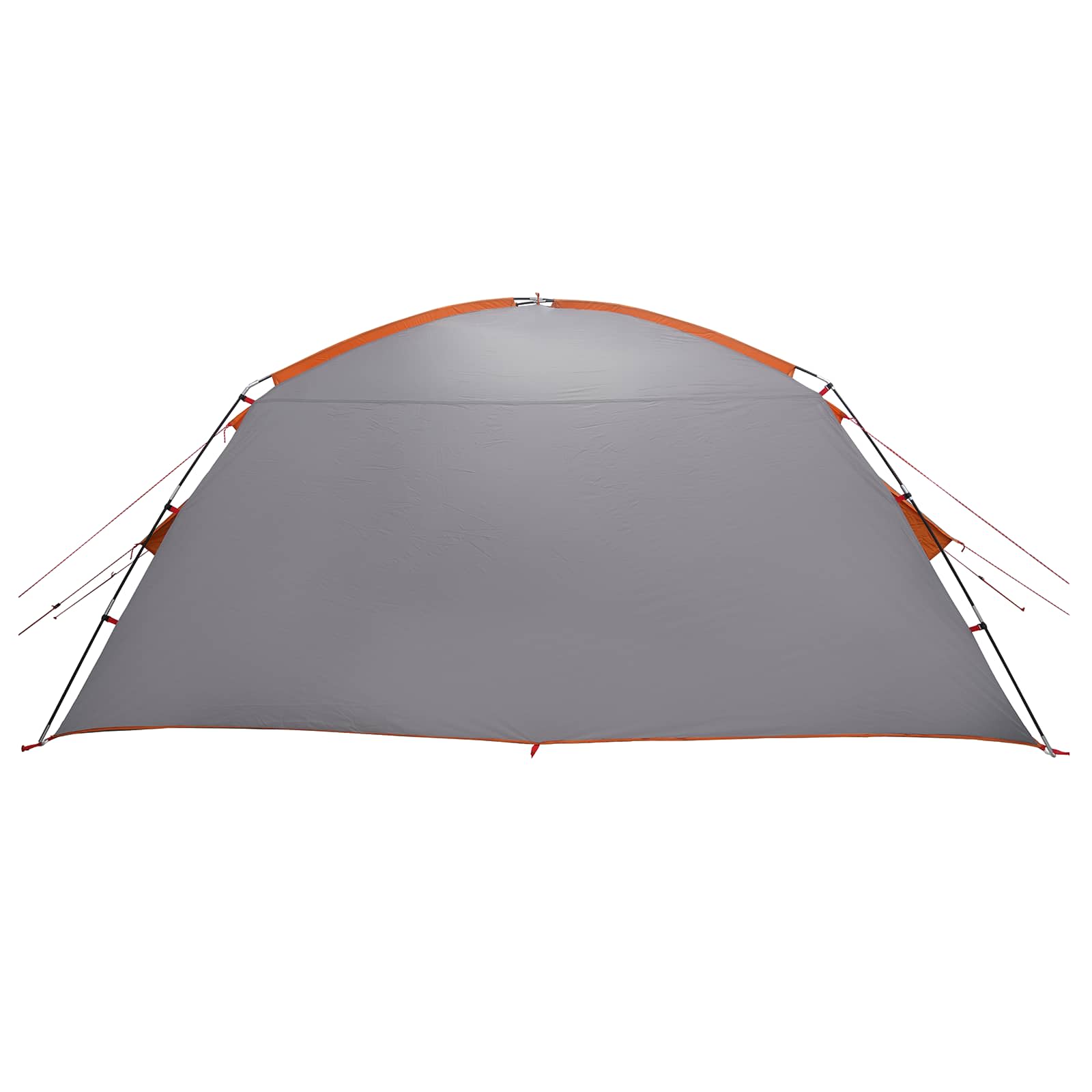 Huisje Tent Grijs en Oranje 400 x 210 x 180 cm Polyester is nu te koop bij PeponiXL, paradijselijk wonen!