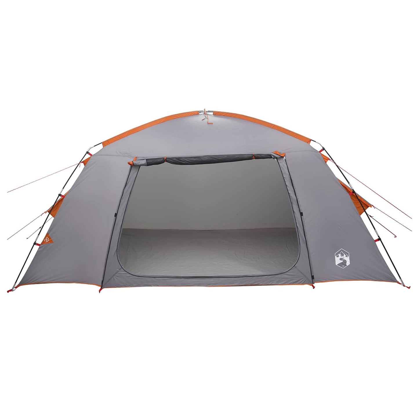 Huisje Tent Grijs en Oranje 400 x 210 x 180 cm Polyester is nu te koop bij PeponiXL, paradijselijk wonen!