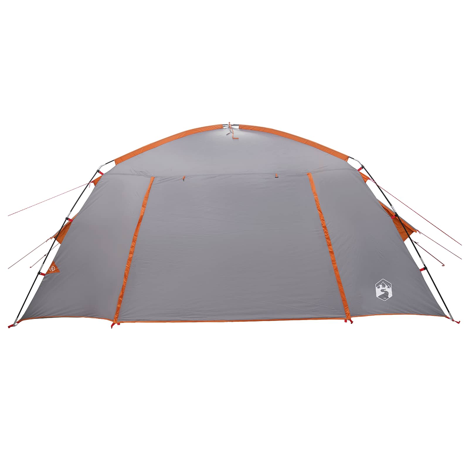 Huisje Tent Grijs en Oranje 400 x 210 x 180 cm Polyester is nu te koop bij PeponiXL, paradijselijk wonen!