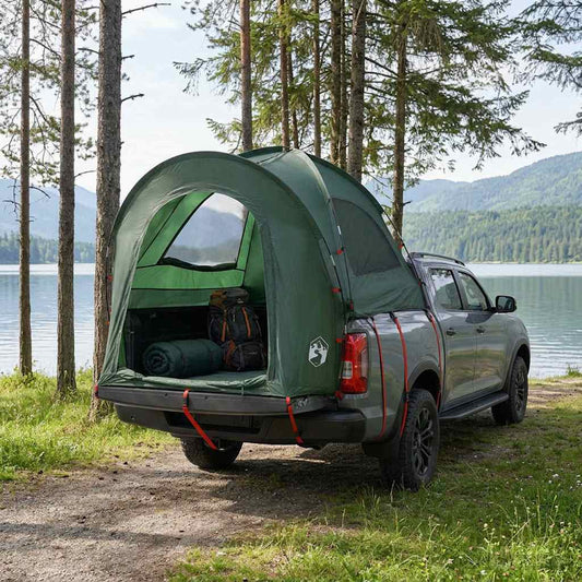 Autotent Legergroen 200 x 170 x 170 cm Polyester en staal is nu te koop bij PeponiXL, paradijselijk wonen!