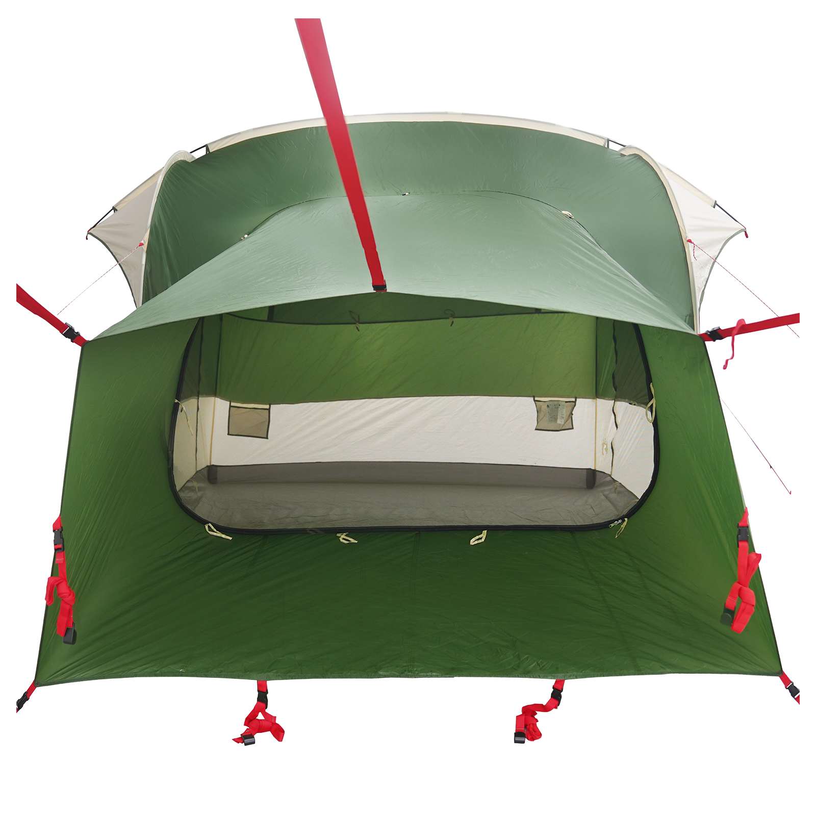 Tailgate Tent met Regenfly Waterdicht Groen 4-persoons is nu te koop bij PeponiXL, paradijselijk wonen!