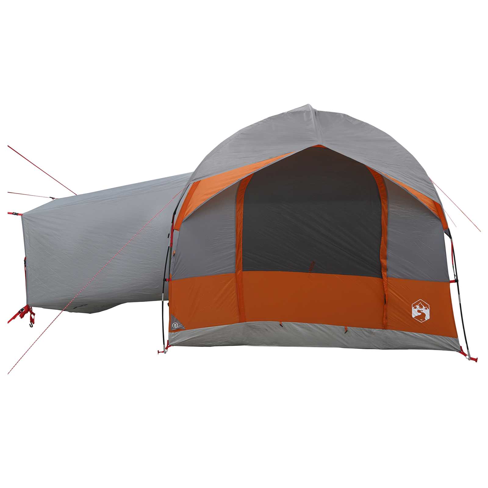Tailgate Tent met Regenfly Waterdicht Grijs en Oranje is nu te koop bij PeponiXL, paradijselijk wonen!