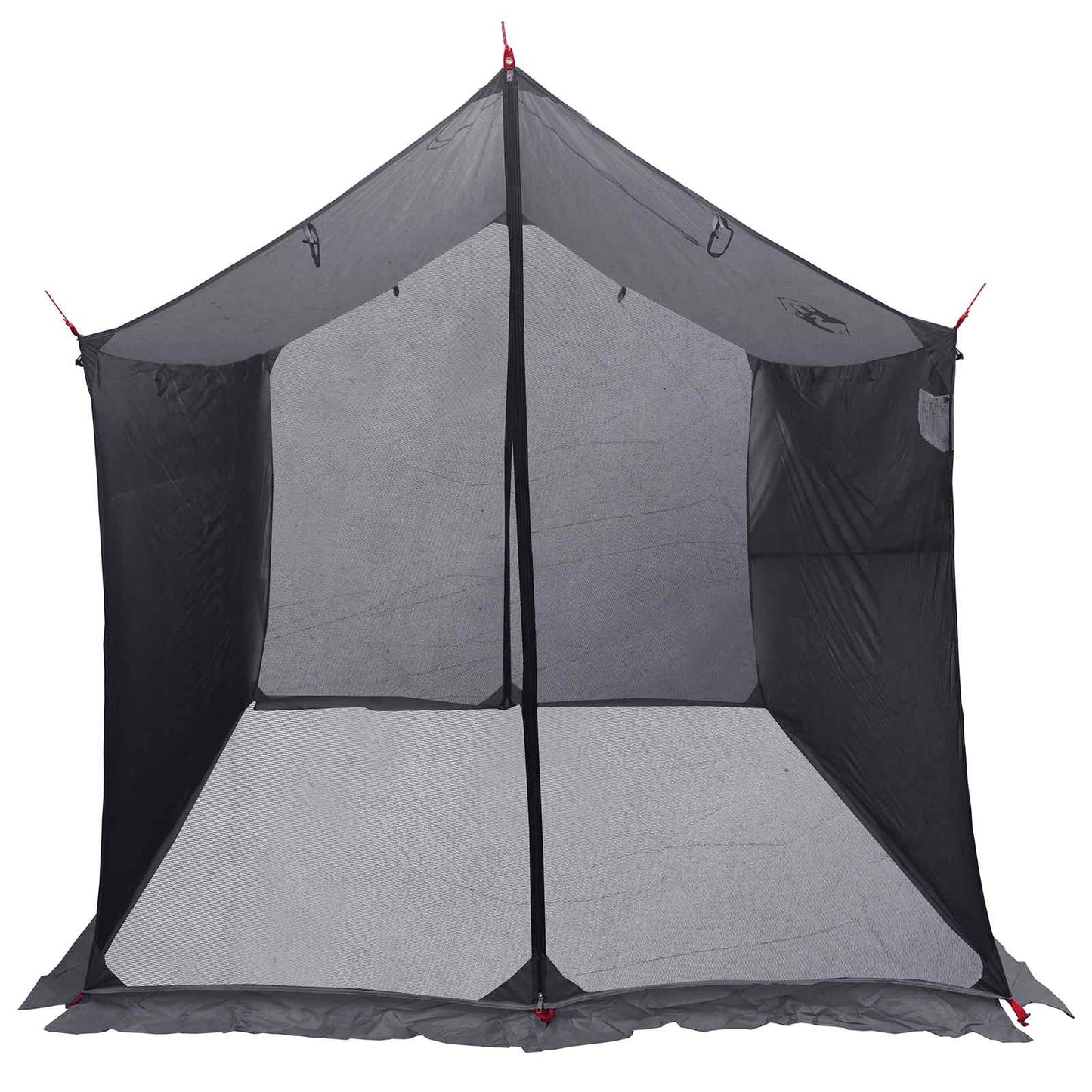 Campingzeil met gaaswanden Grijs en Oranje 270 x 210 x 210 cm is nu te koop bij PeponiXL, paradijselijk wonen!