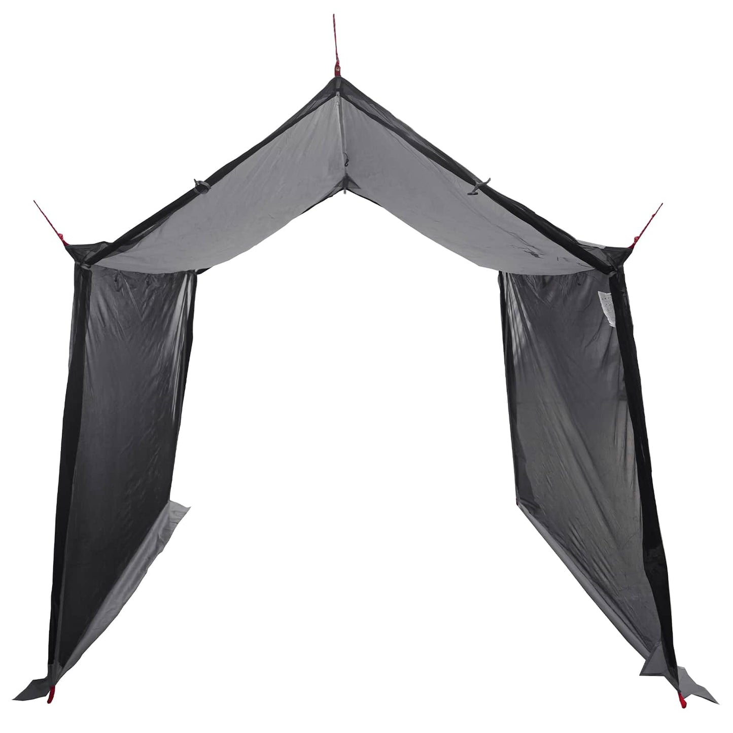 Campingzeil met gaaswanden Grijs en Oranje 270 x 210 x 210 cm is nu te koop bij PeponiXL, paradijselijk wonen!