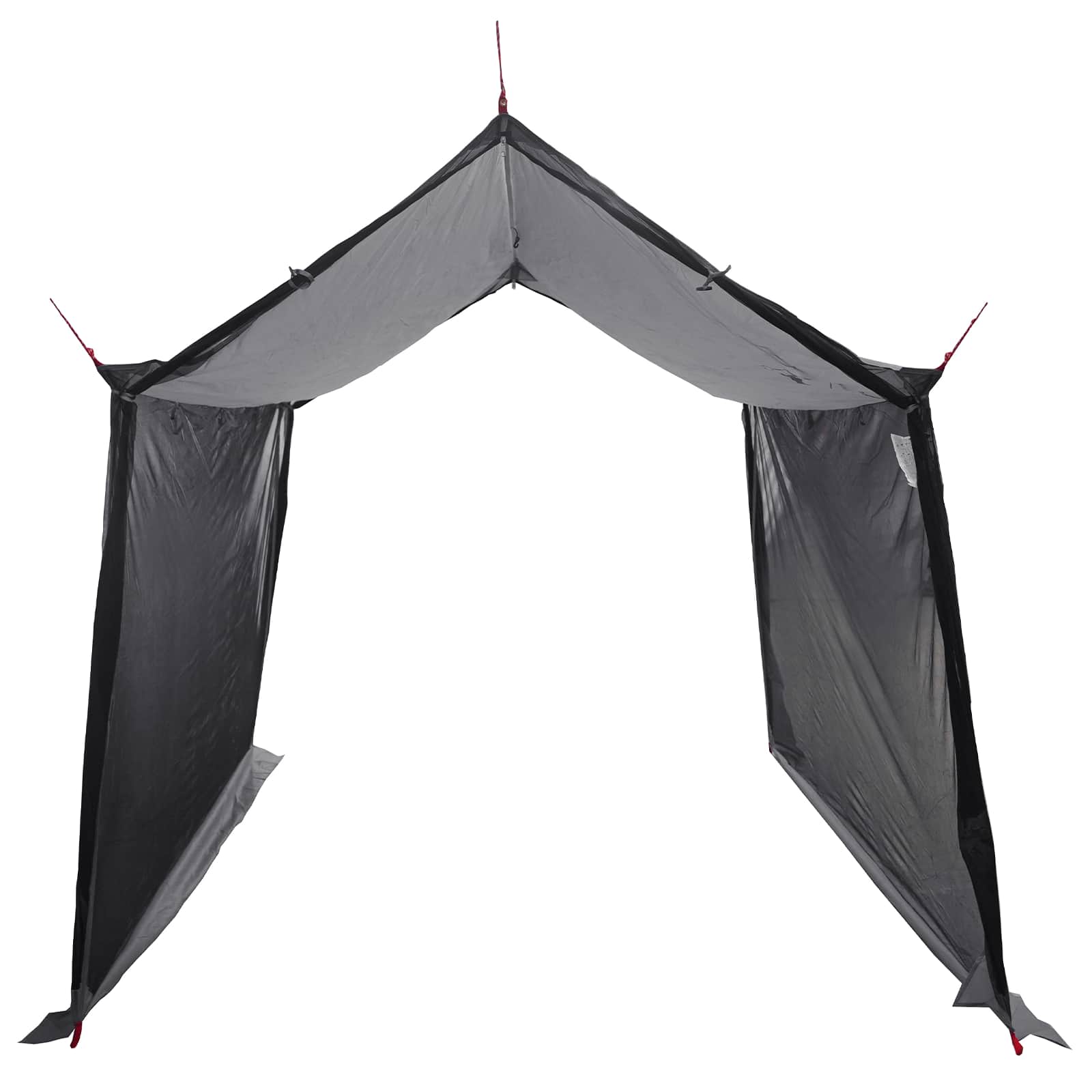 Campingzeil met gaaswanden Grijs en Oranje 270 x 210 x 210 cm is nu te koop bij PeponiXL, paradijselijk wonen!
