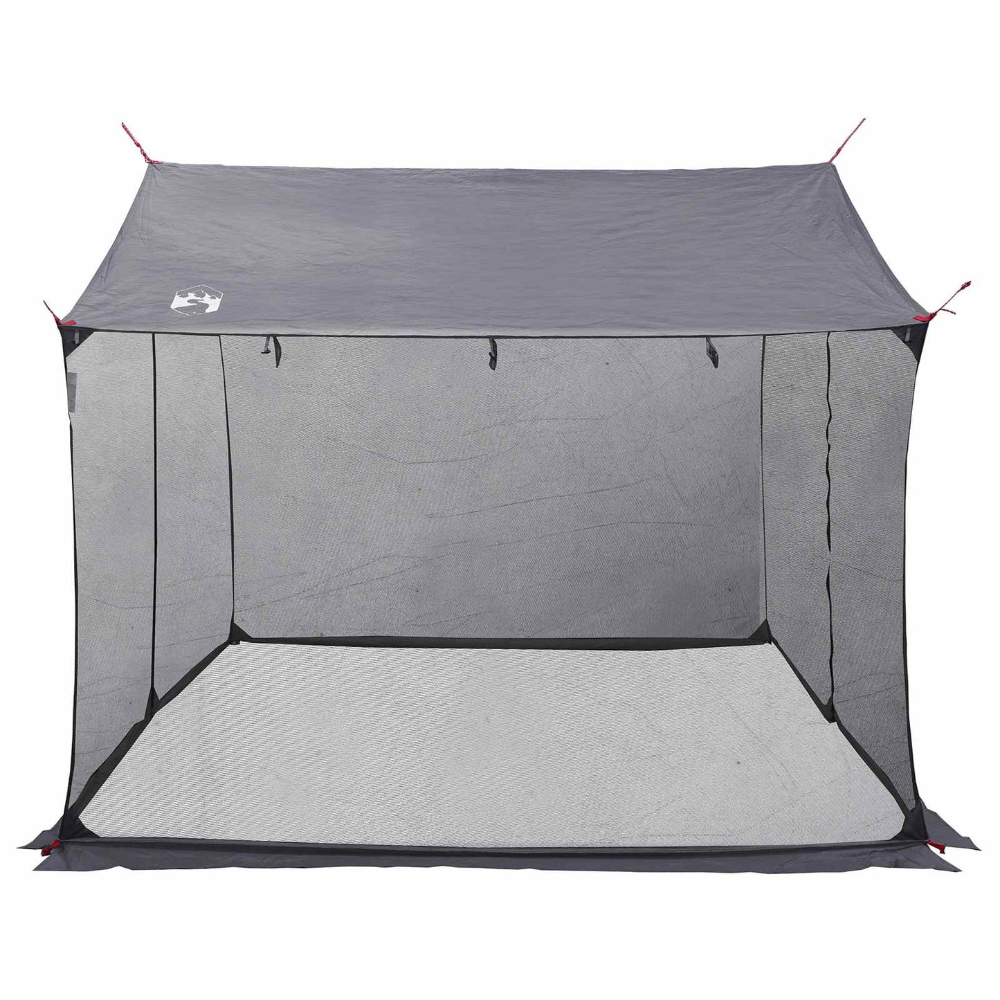 Campingzeil met gaaswanden Grijs en Oranje 270 x 210 x 210 cm is nu te koop bij PeponiXL, paradijselijk wonen!