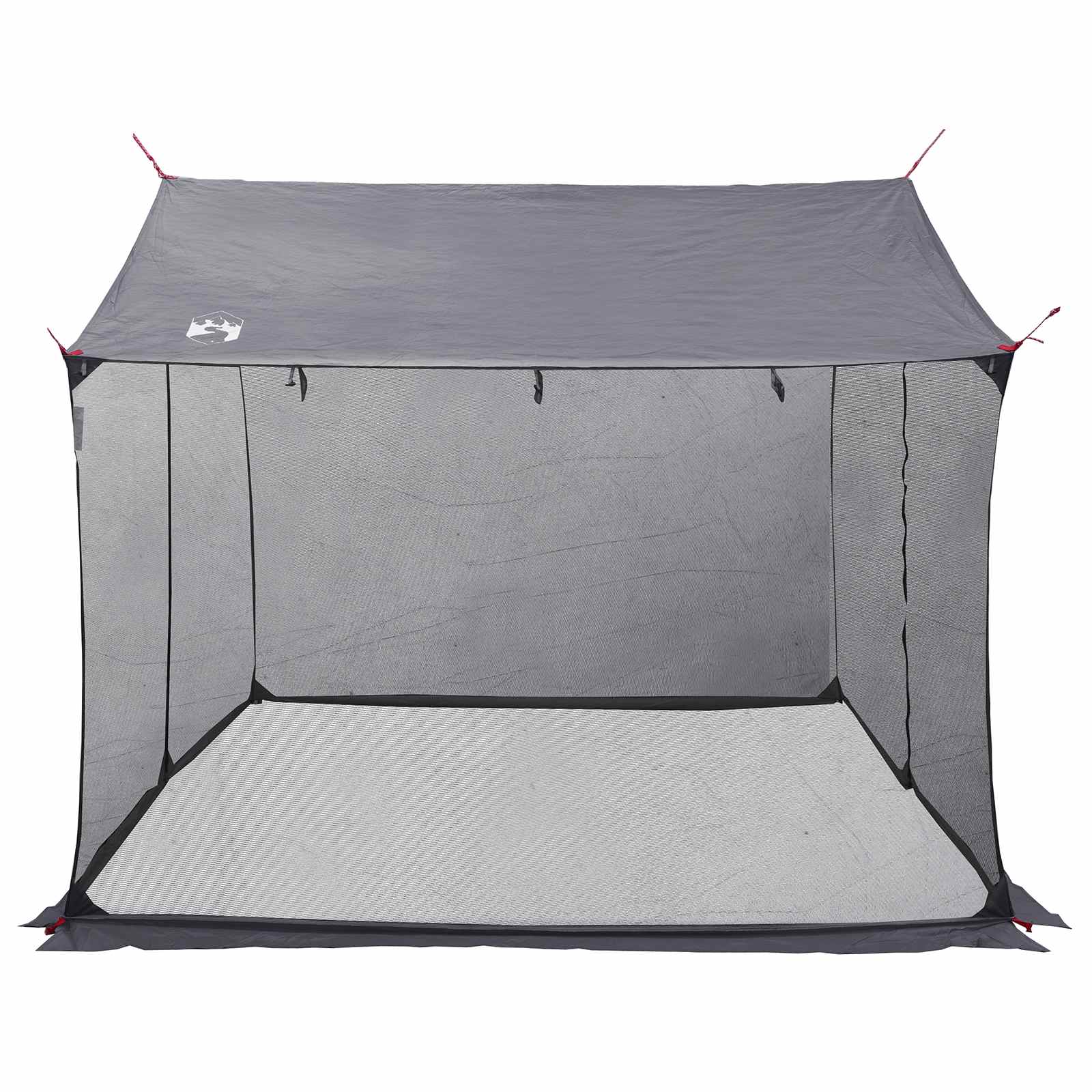 Campingzeil met gaaswanden Grijs en Oranje 270 x 210 x 210 cm is nu te koop bij PeponiXL, paradijselijk wonen!