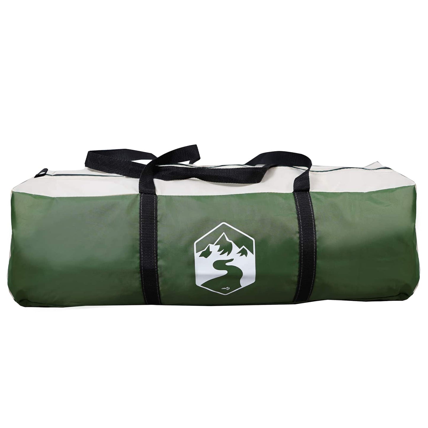 Gezinstent met dak Groen 450 x 400 x 265 cm Polyester en staal is nu te koop bij PeponiXL, paradijselijk wonen!