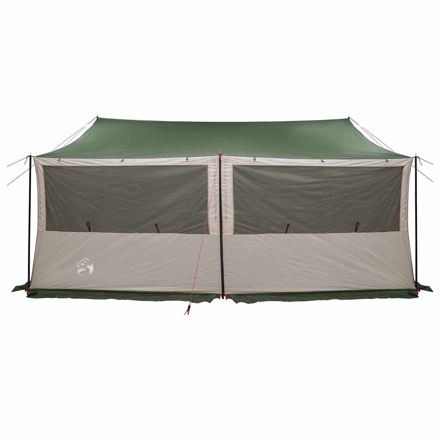 Gezinstent met dak Groen 450 x 400 x 265 cm Polyester en staal is nu te koop bij PeponiXL, paradijselijk wonen!