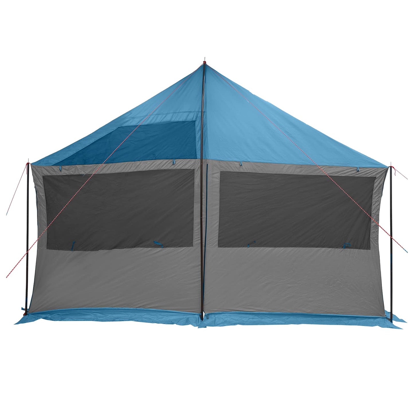 Gezinstent met dak Blauw 450 x 400 x 265 cm Polyester en staal is nu te koop bij PeponiXL, paradijselijk wonen!