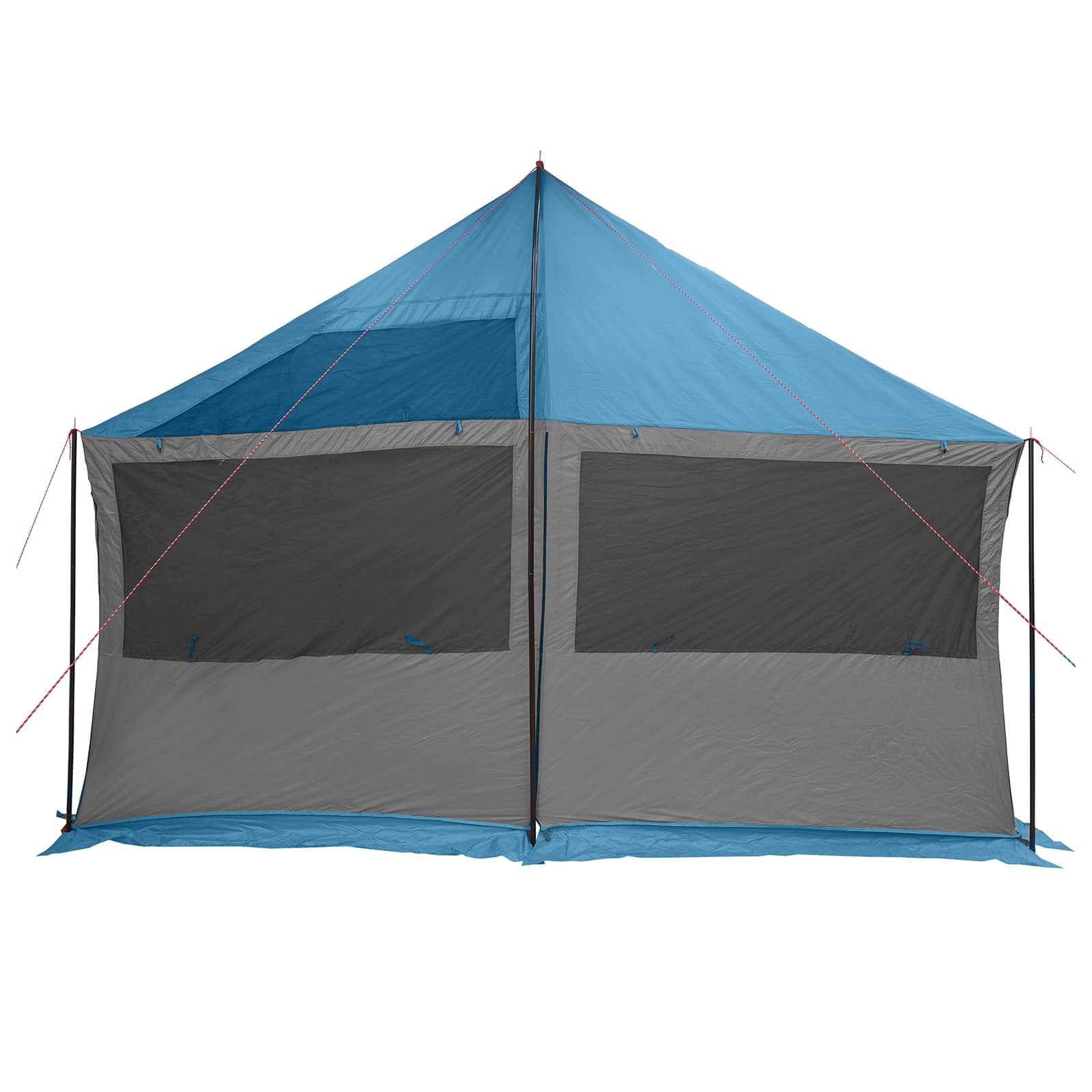 Gezinstent met dak Blauw 450 x 400 x 265 cm Polyester en staal is nu te koop bij PeponiXL, paradijselijk wonen!