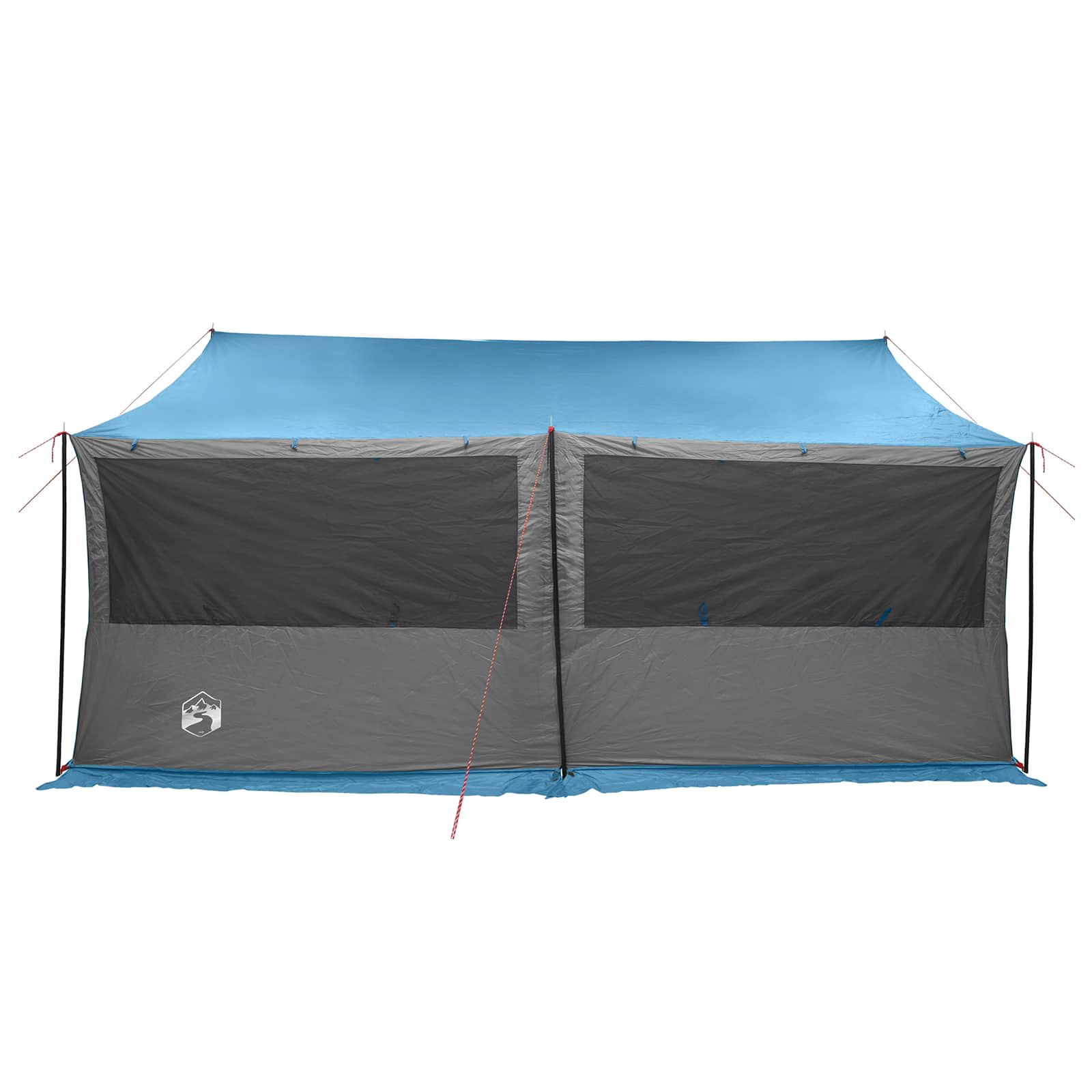 Gezinstent met dak Blauw 450 x 400 x 265 cm Polyester en staal is nu te koop bij PeponiXL, paradijselijk wonen!