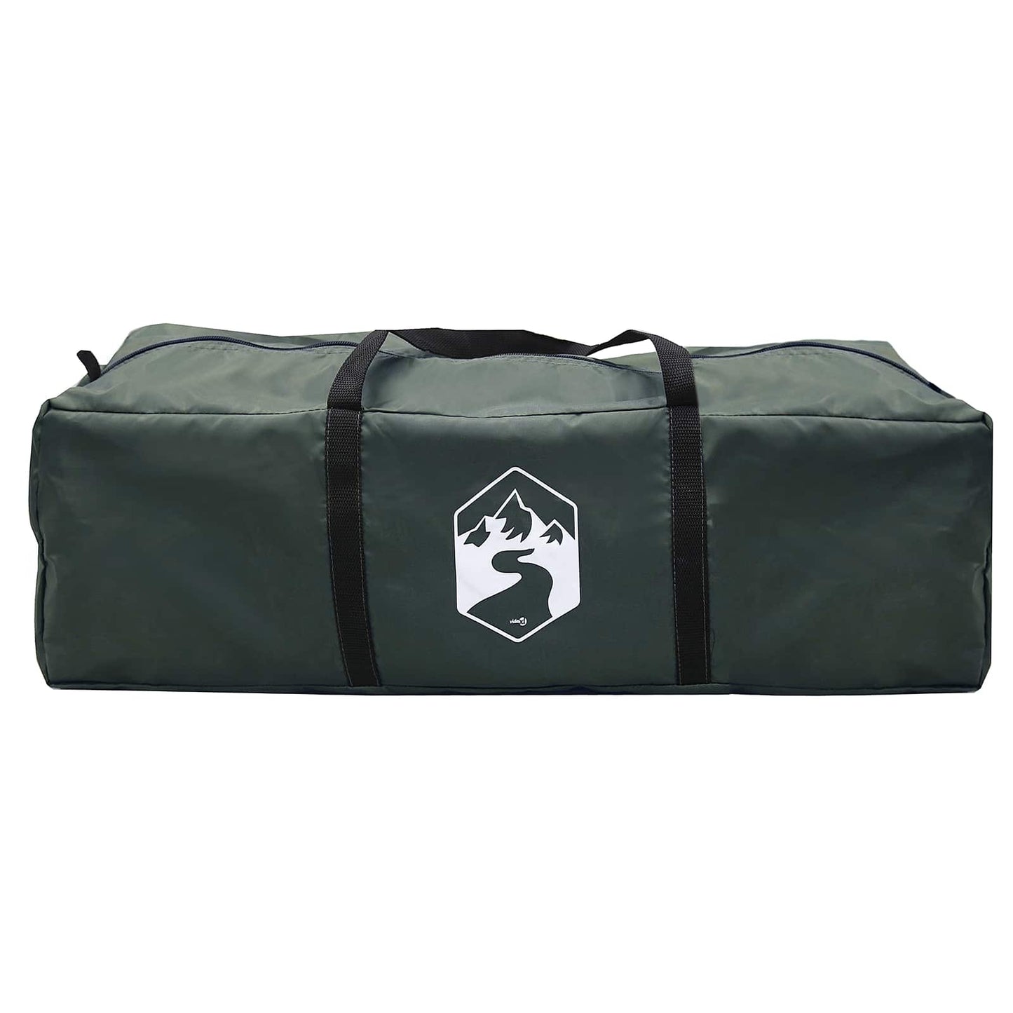 Gezinstent Leger groen 450 x 400 x 265 cm Polyester en staal is nu te koop bij PeponiXL, paradijselijk wonen!