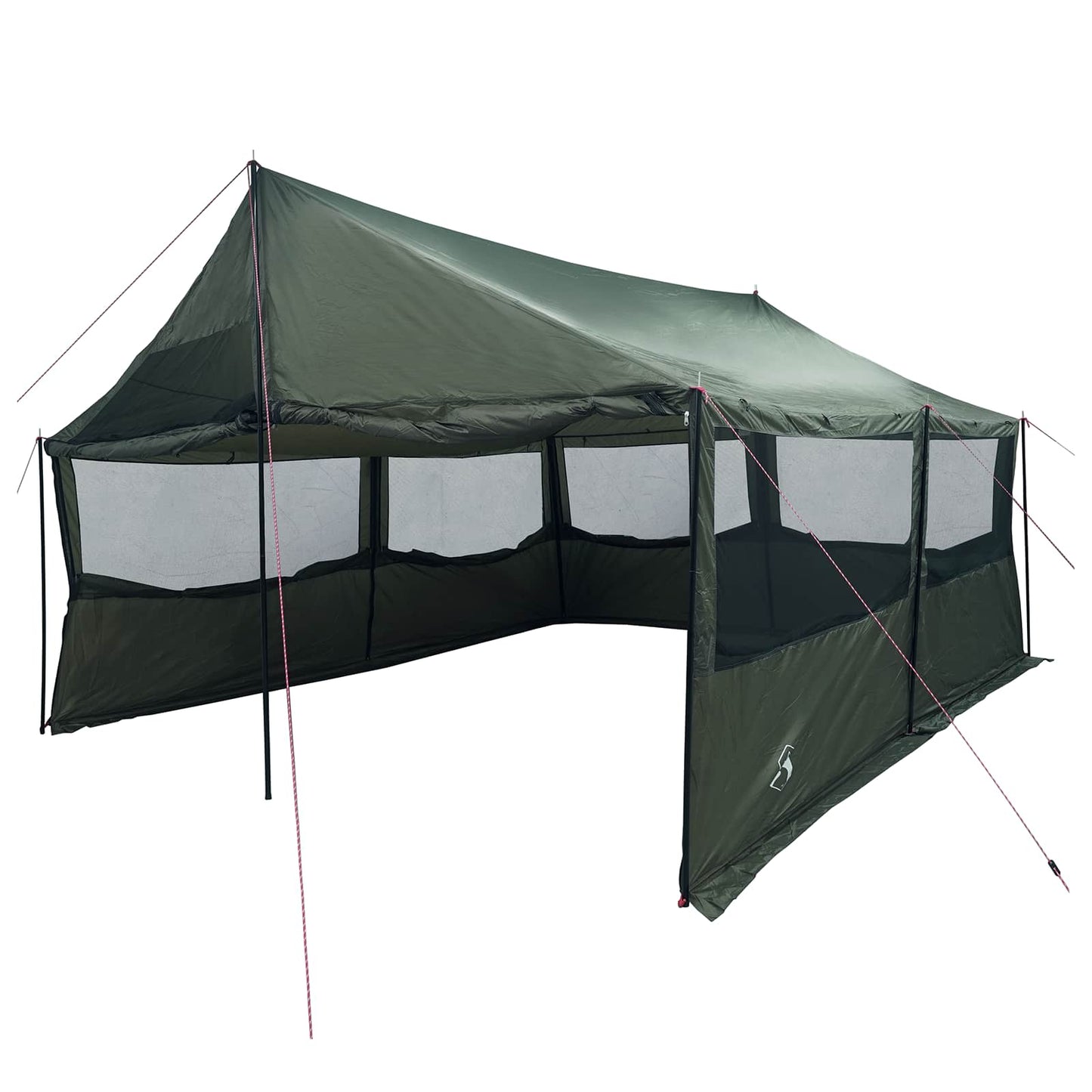 Gezinstent Leger groen 450 x 400 x 265 cm Polyester en staal is nu te koop bij PeponiXL, paradijselijk wonen!