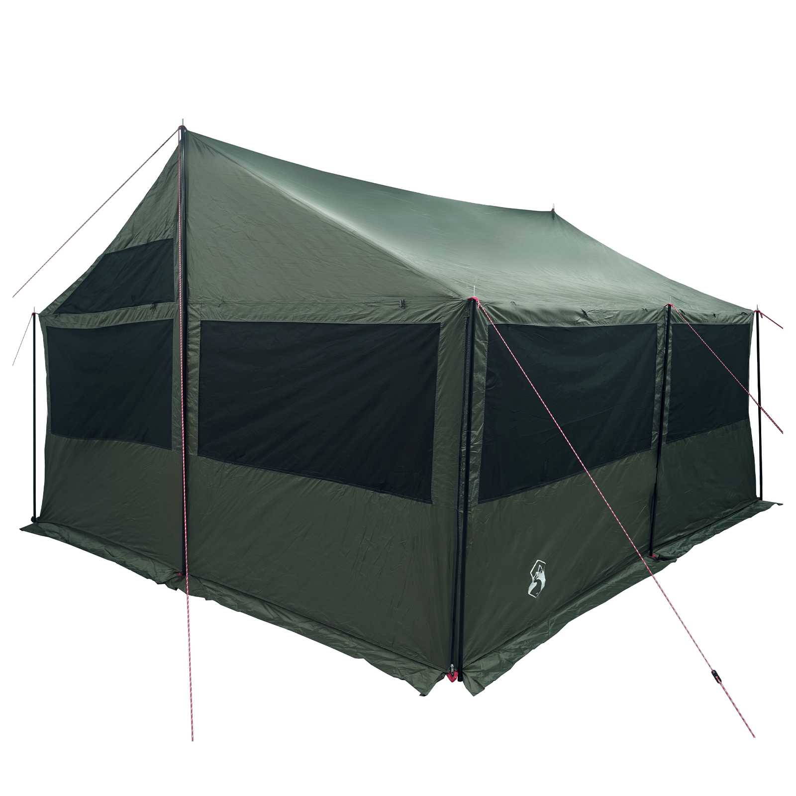 Gezinstent Leger groen 450 x 400 x 265 cm Polyester en staal is nu te koop bij PeponiXL, paradijselijk wonen!
