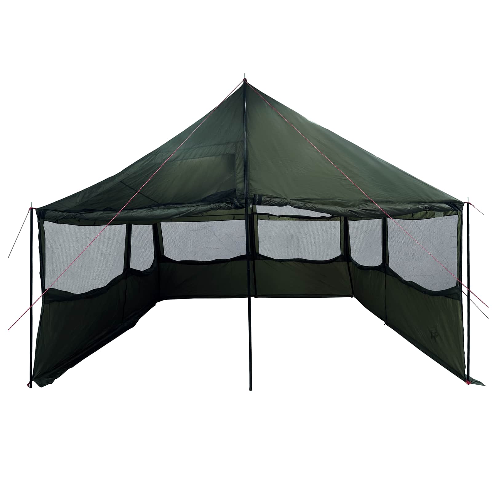 Gezinstent Leger groen 450 x 400 x 265 cm Polyester en staal is nu te koop bij PeponiXL, paradijselijk wonen!