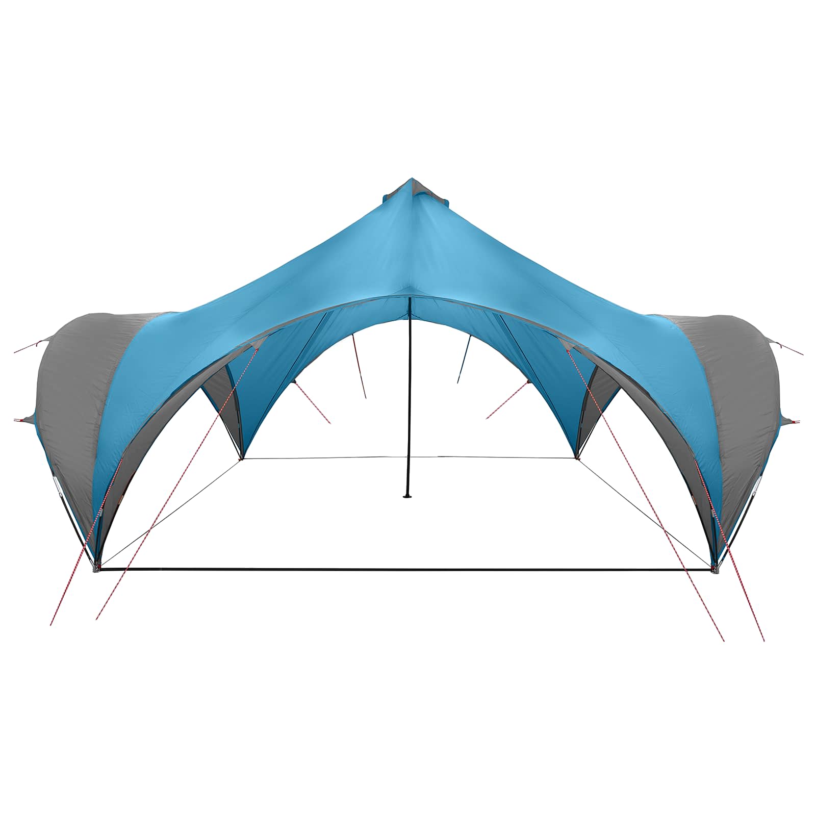 Partytent met dak Blauw 500 x 500 x 350 cm Polyester en staal is nu te koop bij PeponiXL, paradijselijk wonen!