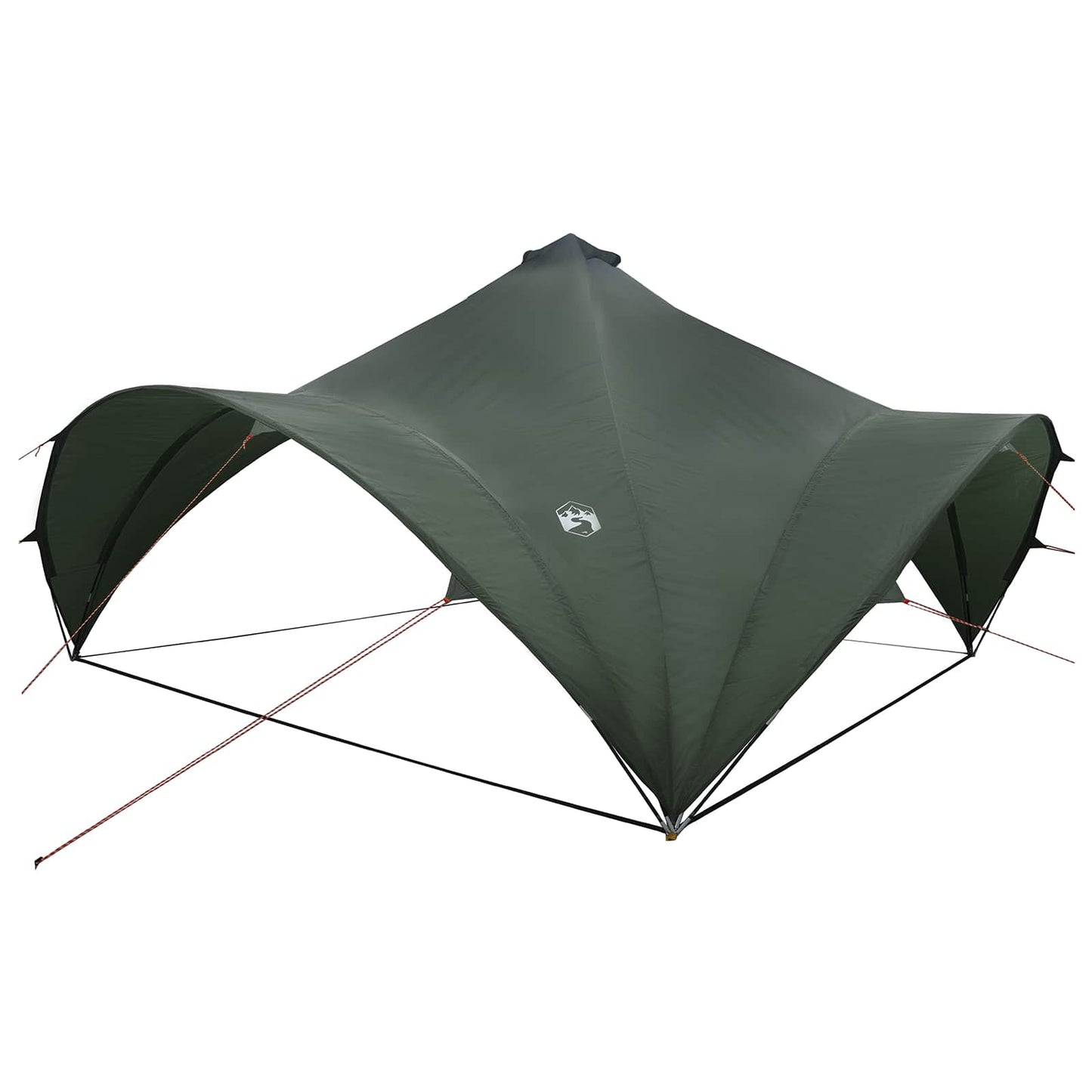 Partytent Leger groen 500 x 500 x 350 cm Polyester en staal is nu te koop bij PeponiXL, paradijselijk wonen!