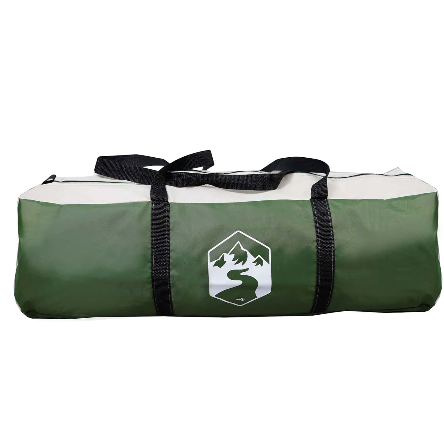 Partytent met dak Groen 400 x 400 x 320 cm Polyester en staal is nu te koop bij PeponiXL, paradijselijk wonen!