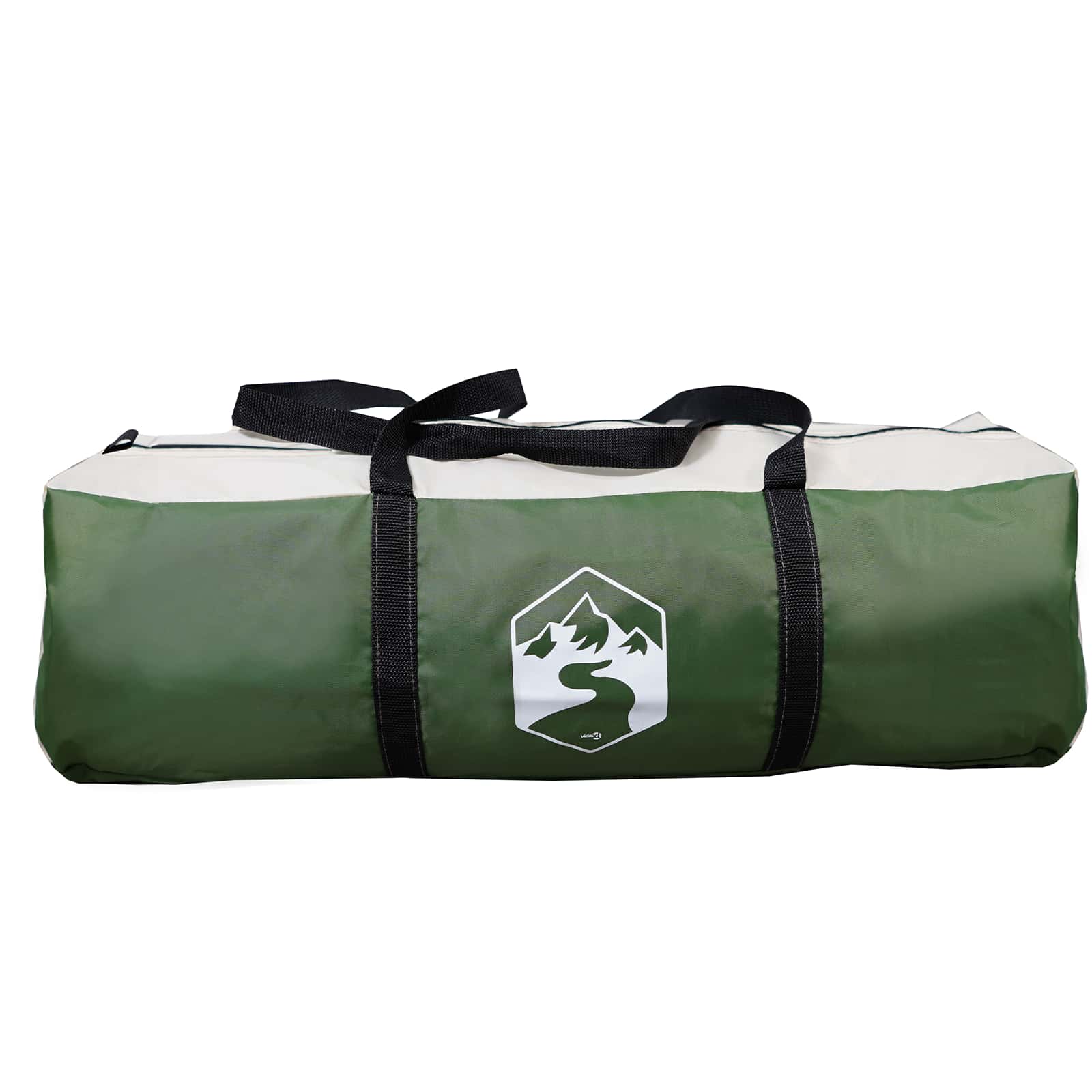 Partytent met dak Groen 400 x 400 x 320 cm Polyester en staal is nu te koop bij PeponiXL, paradijselijk wonen!