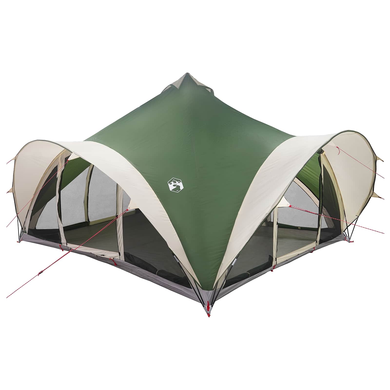Tipi Tent met dak Groen 18-Persoon Polyester en staal is nu te koop bij PeponiXL, paradijselijk wonen!