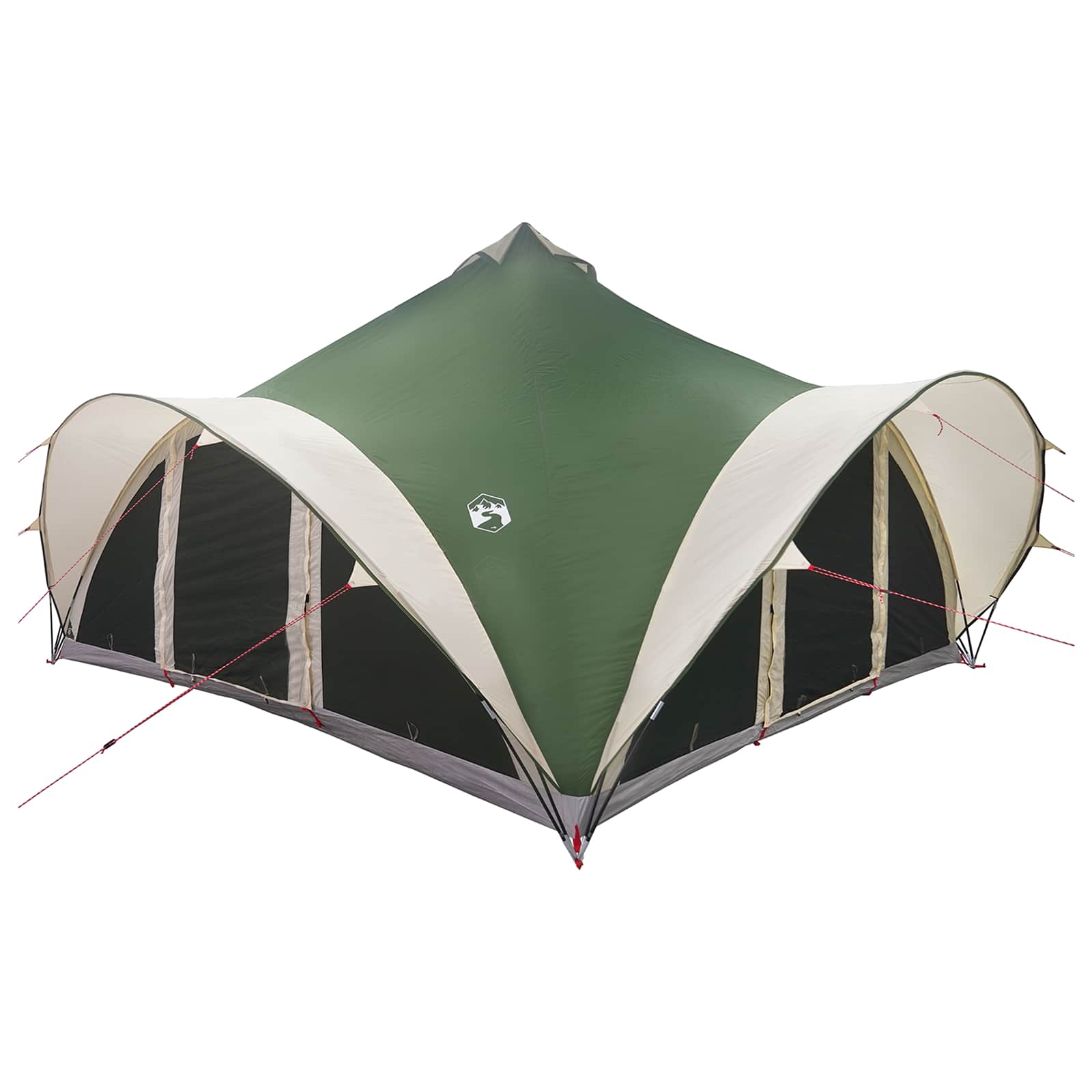 Tipi Tent met dak Groen 18-Persoon Polyester en staal is nu te koop bij PeponiXL, paradijselijk wonen!