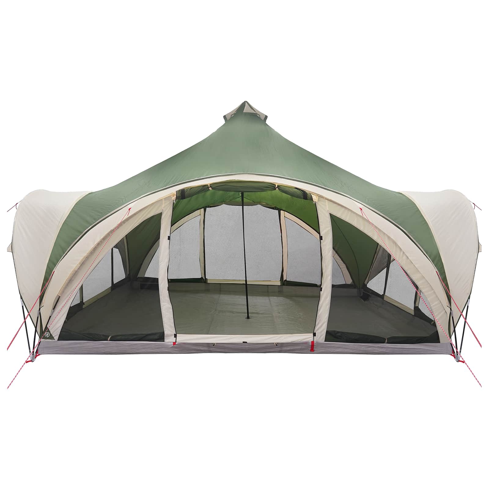 Tipi Tent met dak Groen 18-Persoon Polyester en staal is nu te koop bij PeponiXL, paradijselijk wonen!