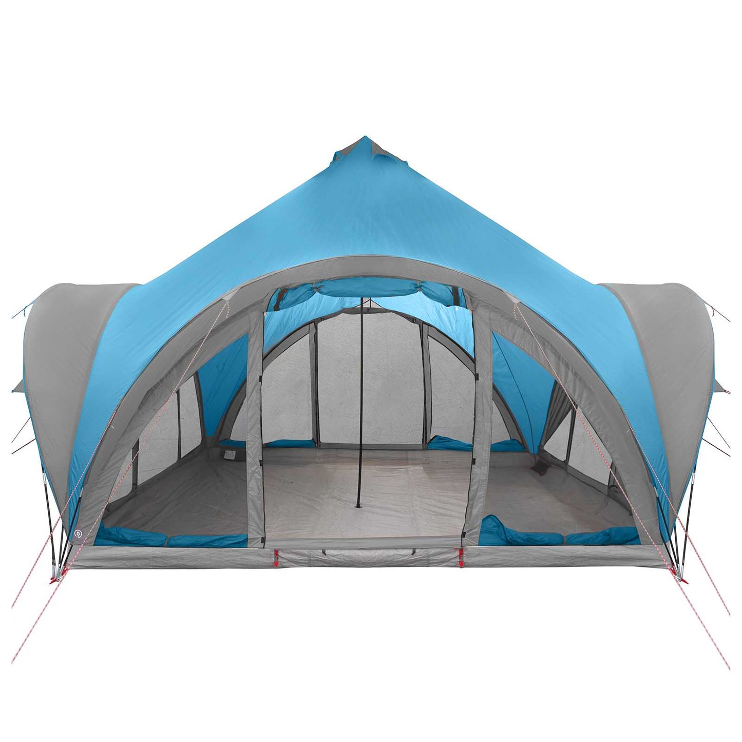 Tipi Tent met dak Blauw 6-persoons Polyester en staal