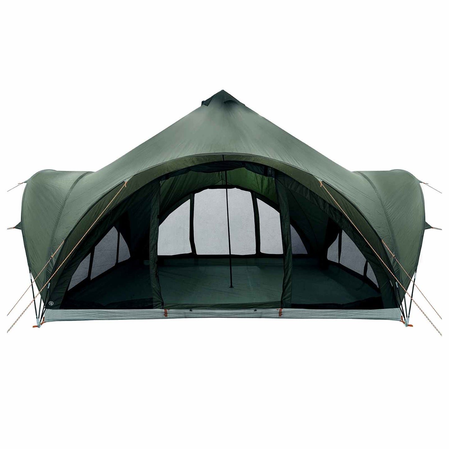 Tipi Tent met dak Leger groen 6-persoons Polyester en staal