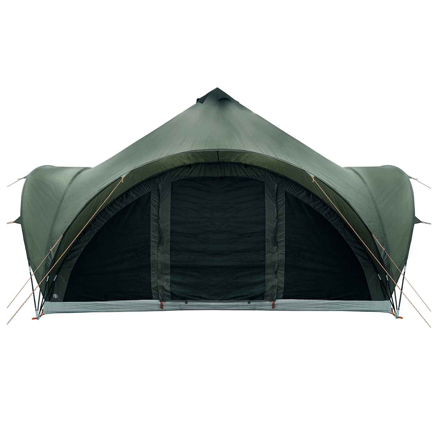 Tipi Tent met dak Leger groen 6-persoons Polyester en staal