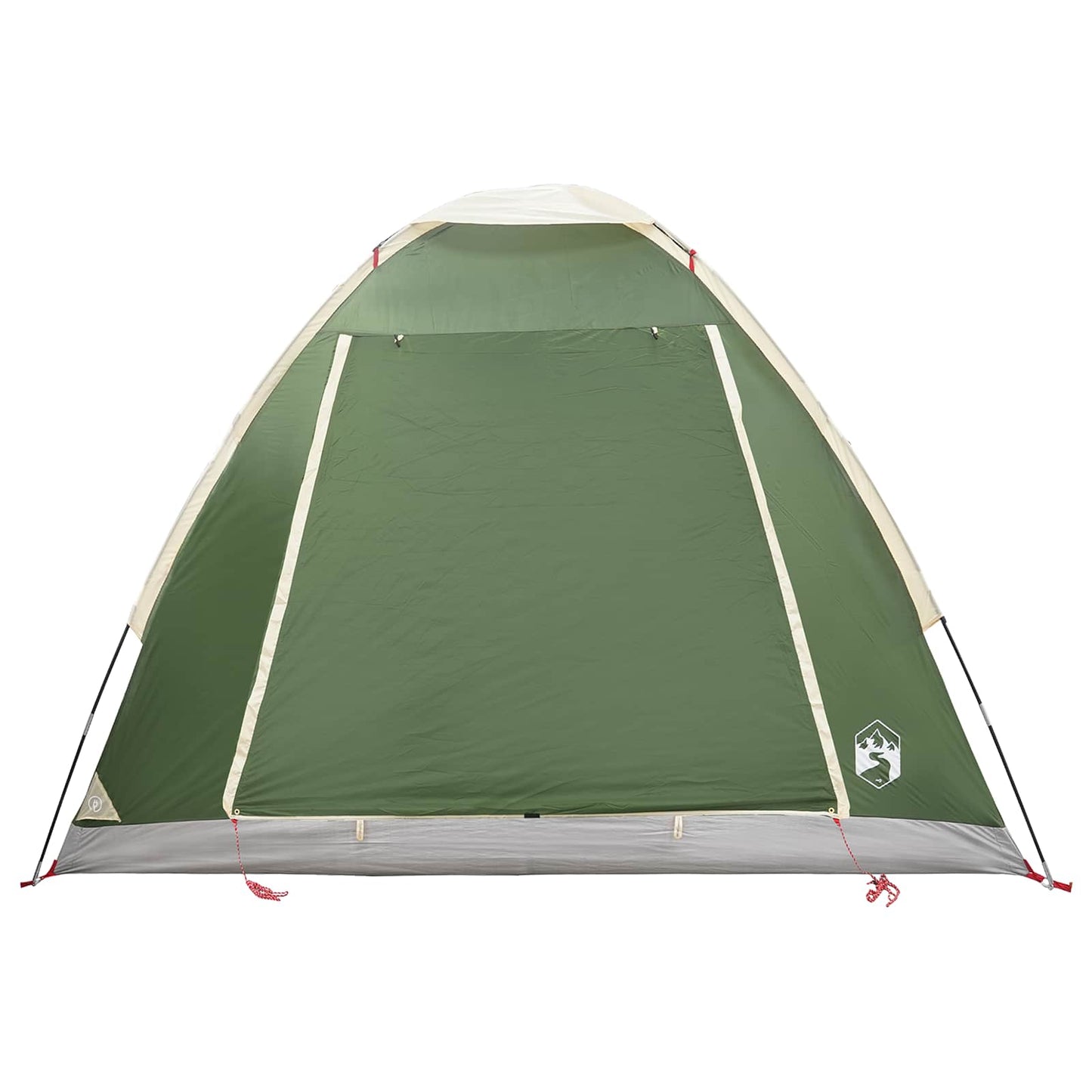 Kamperen tent met dak Groen 2-persoons Polyester en staal