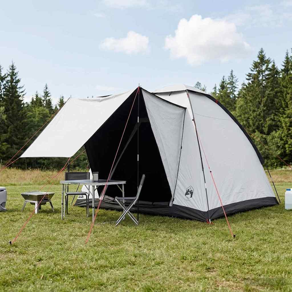 Kamperen tent met dak Wit Blackout 190 x 140 x 105 cm