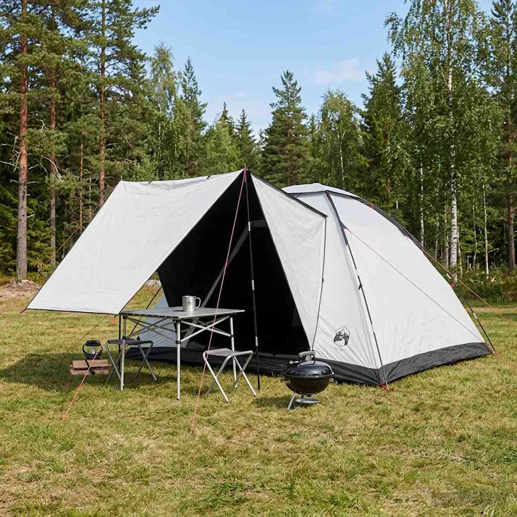 Kamperen tent met dak Wit Blackout 335 x 275 x 180 cm