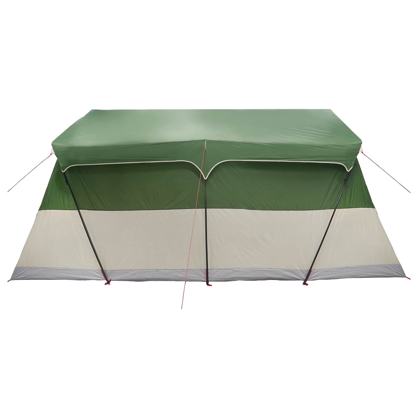 Gezinstent met dak Groen 487 x 340 x 216 cm Polyester en staal is nu te koop bij PeponiXL, paradijselijk wonen!