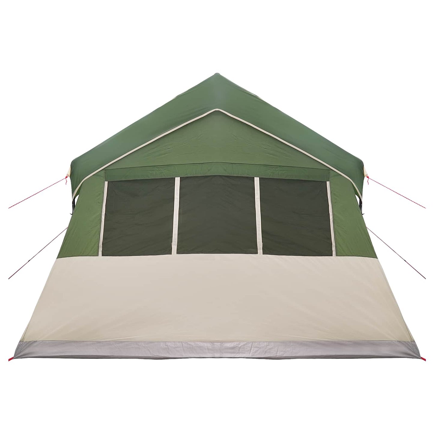 Gezinstent met dak Groen 487 x 340 x 216 cm Polyester en staal is nu te koop bij PeponiXL, paradijselijk wonen!